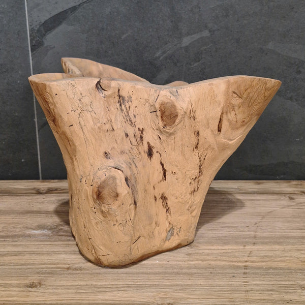 Deko | Vase | Teakholz