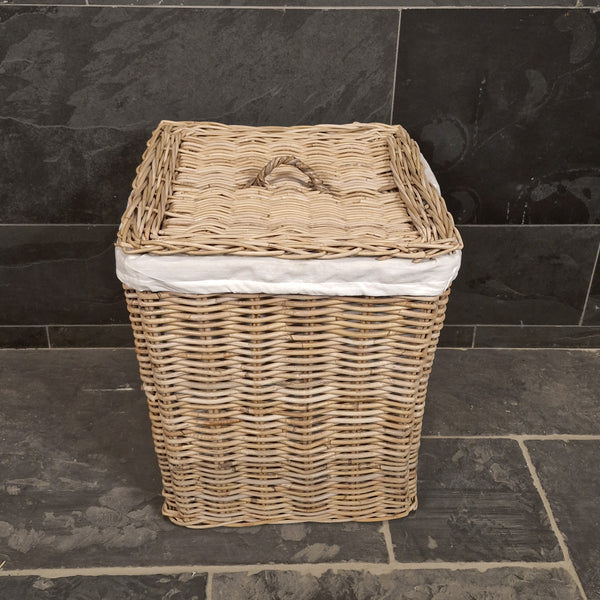 Handgevlocten wasmand | Hoekig of rond