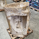 Staande wastafel | Versteend hout | 58 x 60 x 90 cm | O1 Hoekmodel