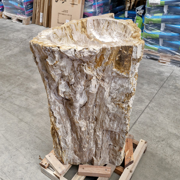 Staande wastafel | Versteend hout | 57 x 50 x 90cm | O3