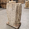 B11 ZAKYNTHOS Standwaschbecken versteinertes Holz 60 x 34 x 90 cm