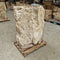 B5 ZAKYNTHOS Standwaschbecken versteinertes Holz 69 x 47 x 90 cm