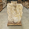 B5 ZAKYNTHOS Standwaschbecken versteinertes Holz 69 x 47 x 90 cm