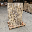 B6 ZAKYNTHOS Standwaschbecken versteinertes Holz 69 x 46 x 90 cm