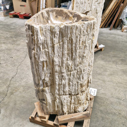 Staande wastafel Versteend hout | 50 x 47 x 90 cm | Z1