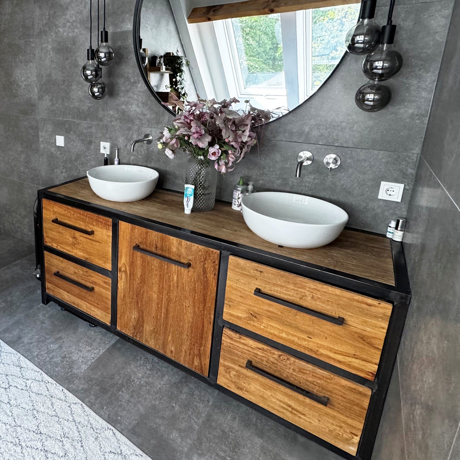 Onderkast van gerecycled teakhout | Verkrijgbaar in verschillende maten | Model 1