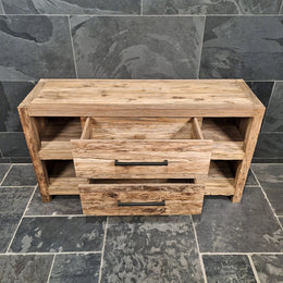 Badmöbel aus Altholz | Unterschrank mit Charakter - Badgestaltung