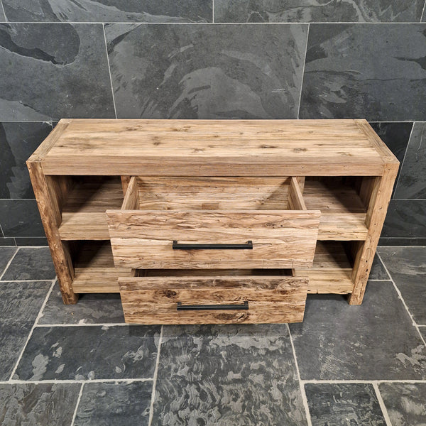 Badmöbel aus Altholz | Unterschrank mit Charakter