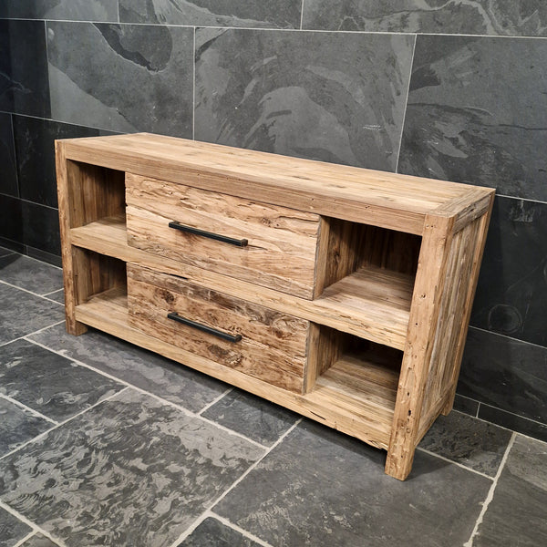 Badmöbel aus Altholz | Unterschrank mit Charakter