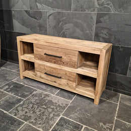 Badmöbel aus Altholz | Unterschrank mit Charakter - Badgestaltung