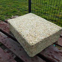  - Quaderstein | GRANIT GELB - 50 x 35 x 15 cm - Terrassenplatten | Afrika Naturstein