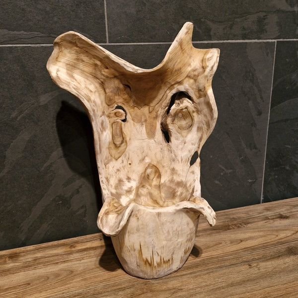  - LADA, Vase/Körbchen aus recyceltem Teakholz, diverse Größen - Nummer 3 - Badgestaltung | Afrika Naturstein