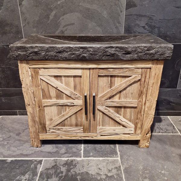  - LOMBOK Kommode - 106 x 50 x 80 cm - Badgestaltung | Afrika Naturstein