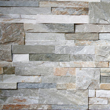 Naturstein Verblender Muster aus Quarzit mit Block, natürliche Textur und rustikale Optik, ideal für Wandgestaltung
