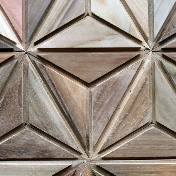  - DIAMOND | Holzverblender - 1 Stück 26 x 30 x 1,3 cm - Verblender | Afrika Naturstein