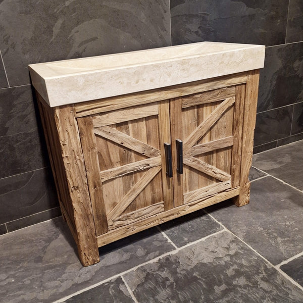  - LOMBOK Kommode - 106 x 50 x 80 cm - Badgestaltung | Afrika Naturstein