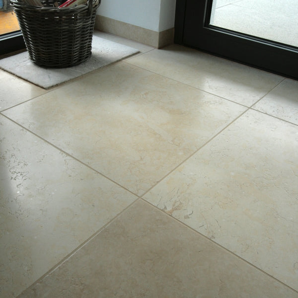 Kalksteinfliesen gebürstet für Wand und Boden Jerusalem Desert - Kalksteinfliesen | JERUSALEM DESERT | Gebürstet - 40 x 40 x 1.5 cm - Fliesen | Afrika Naturstein