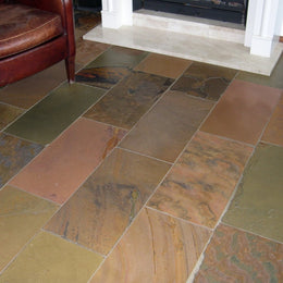 Schieferfliesen Platten Rosa Stone spaltrau sandfarben - Schieferfliesen | ROSA STONE - 60 x 30 x 1,2 - 1,8 cm - Fliesen | Afrika Naturstein