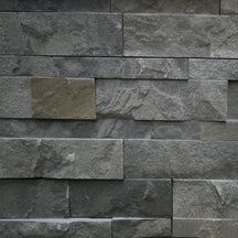 Naturstein Verblender SANDSTEIN SAGAR BLACK Muster Muster mit schwarzem Sandsteinmuster, natürliche Oberfläche, dekoratives Wandbild
