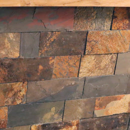  - Naturstein Verblender | Schiefer RICH AUTUMN - 30 x 10 cm - Verblender | Afrika Naturstein