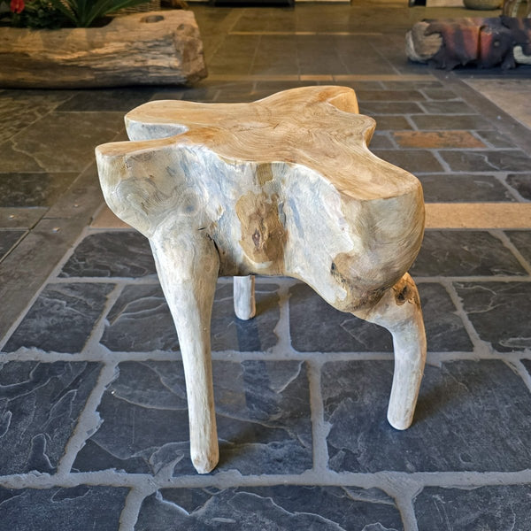  - Hocker aus Wurzelholz - Hocker 4 - Badgestaltung | Afrika Naturstein