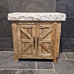  - LOMBOK Kommode - 86 x 45 x 80 cm - Badgestaltung | Afrika Naturstein