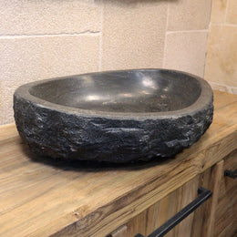 WAVE | Waschbecken | Blaustein roh - WAVE | Waschbecken | Blaustein roh - 60 x 40 x 13 - 15 cm - Badgestaltung | Afrika Naturstein GmbH - WAVE | Waschbecken | Blaustein roh - 60 x 40 x 13 - 15 cm - Badgestaltung | Afrika Naturstein