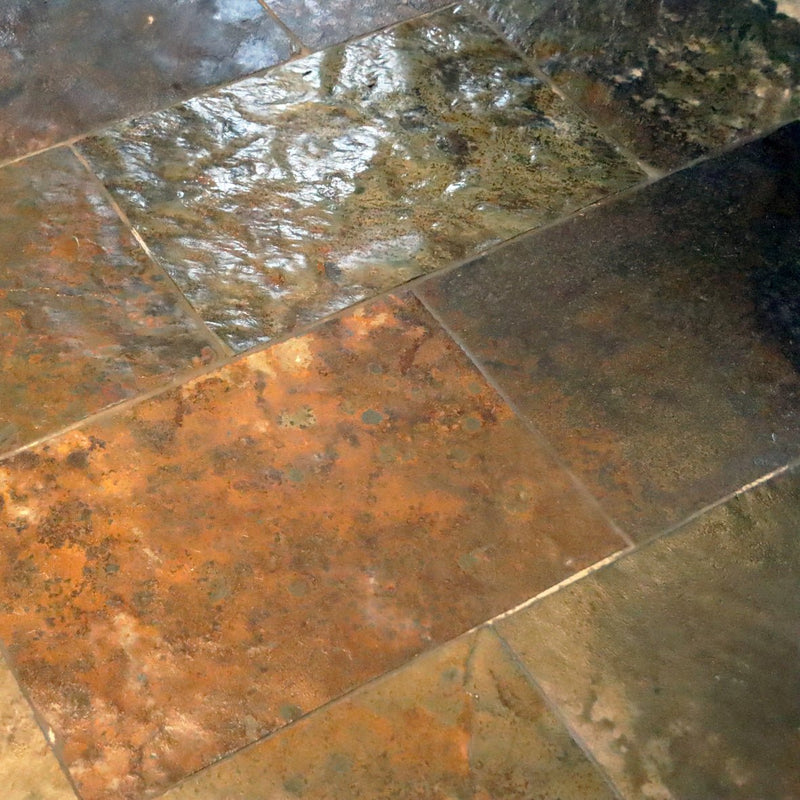  - Muster | Terrassenplatten | RICH AUTUMN - ca. 20 x 20 cm - Muster | Afrika Naturstein