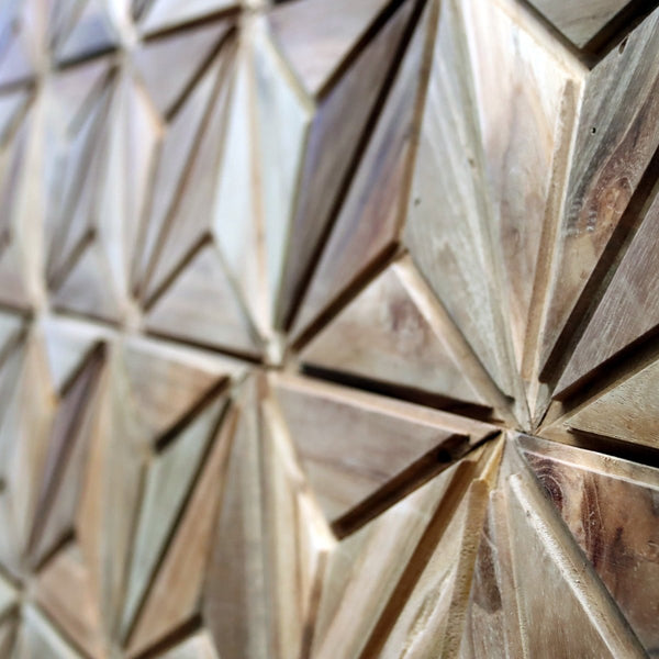  - DIAMOND | Holzverblender - 1 Stück 26 x 30 x 1,3 cm - Verblender | Afrika Naturstein