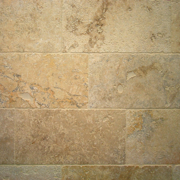  - Muster | Fliesen | TRAVERTIN OLD MIX | Getrommelt - ca. 20 x 20 cm - Muster | Afrika Naturstein