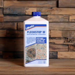  - Lithofin FLECKSTOP >W< - 1 L - Schoonmaakmiddelen voor badkuip en tegels | Afrika Naturstein