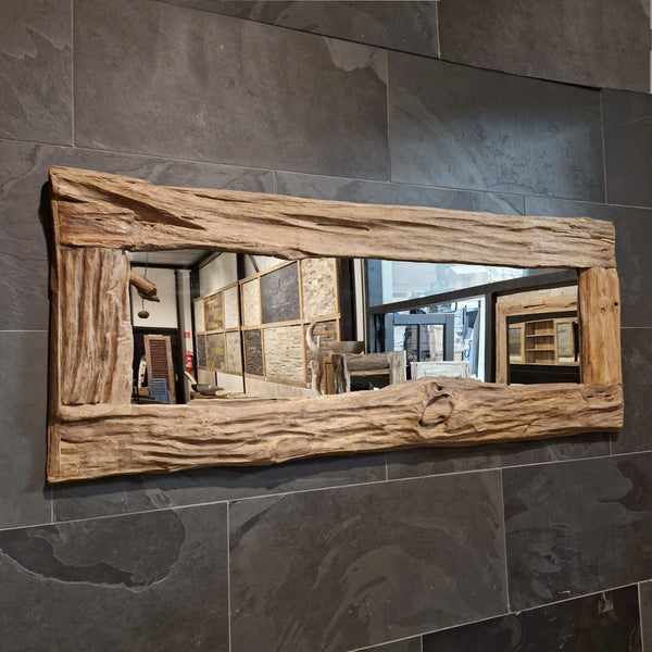  - EROSI aus Teakholz | Einzelstück | In verschiedene Größen - 180 x 74 x 5 cm - Badgestaltung | Afrika Naturstein