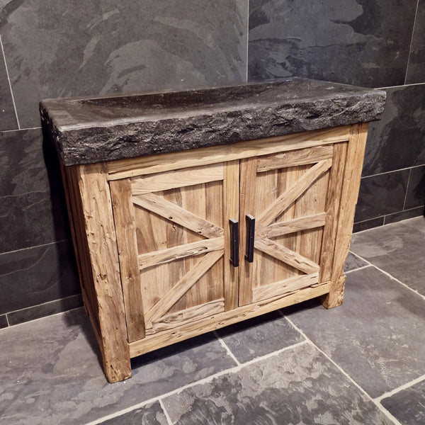  - LOMBOK Kommode - 106 x 50 x 80 cm - Badgestaltung | Afrika Naturstein