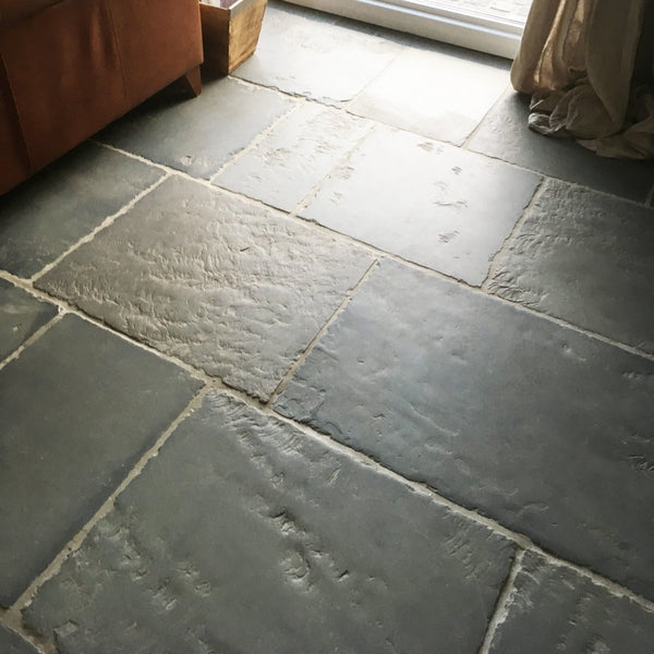 Sandsteinfliesen | CHATEAU GRIS - Großer Römischer Verband x 2 - 2.5cm - Fliesen | Afrika Naturstein GmbH