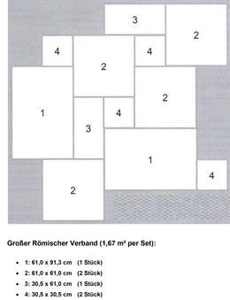  - Muster | Fliesen | TRAVERTIN SILVER | Getrommelt - ca. 20 x 20 cm - Muster | Afrika Naturstein