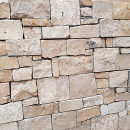  - Muster | Rocks Verblender | KALKSTEIN BEIGE - ca. 15 - 20 x 20 cm - Muster | Afrika Naturstein