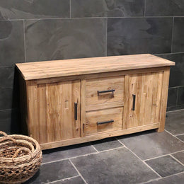  - MADURA Unterschrank Badschrank - 156x50x80 - Badgestaltung | Afrika Naturstein
