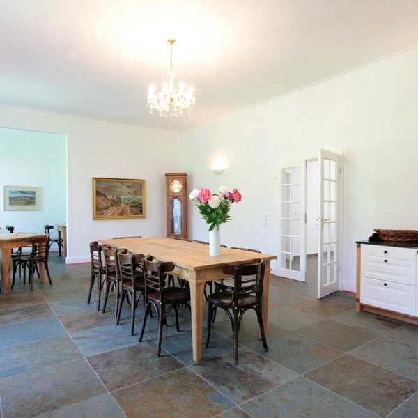 Naturstein Fliese Wandfliese Bodenfliese Schiefer Brasil Multicolor mehrfarbig - Schieferfliesen | BRASIL MULTICOLOR - 60 x 30 x 1 cm - Fliesen | Afrika Naturstein