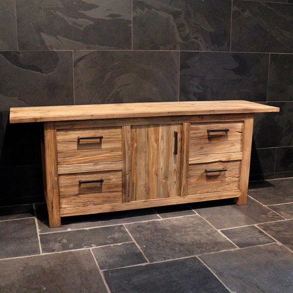  - BINTAN 1 Waschbeckenunterschrank - 204 x 55 x 80 cm - Badgestaltung | Afrika Naturstein