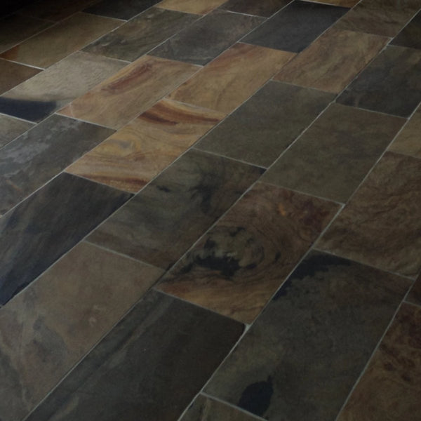 Naturstein Fliesen für Wand und Boden Schiefer Safari - Schieferfliesen | SAFARI - 40 x 40 x 1.0 - 1.5 cm - Fliesen | Afrika Naturstein