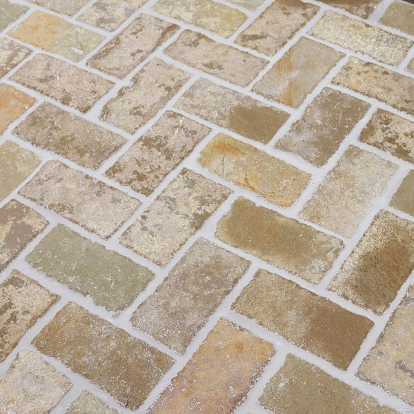  - Kalksteinfliesen | CHATEAU JAUNE - 20 x 10 x 2 cm - Fliesen | Afrika Naturstein