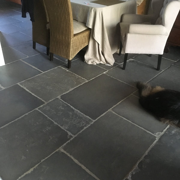  - Muster | Sandsteinfliesen | CHATEAU GRIS | Schlossboden - ca. 20 x 20 cm - Muster | Afrika Naturstein