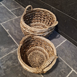  - Handgeflochtenes Körbchen aus Rattan - Badgestaltung | Afrika Naturstein