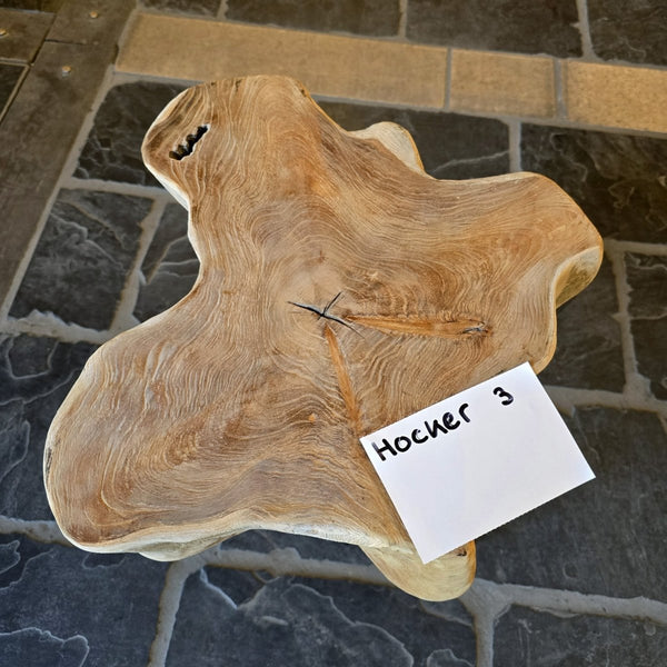  - Hocker aus Wurzelholz - Hocker 3 - Badgestaltung | Afrika Naturstein