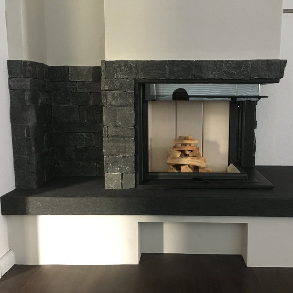  - Rocks Verblender | Kalkstein Black - Verblender | Afrika Naturstein