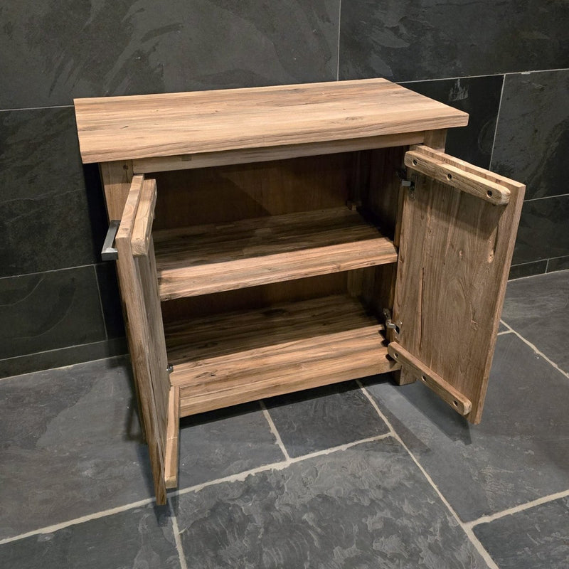  - BANTAM 7 | Teak Kommode - Badgestaltung | Afrika Naturstein