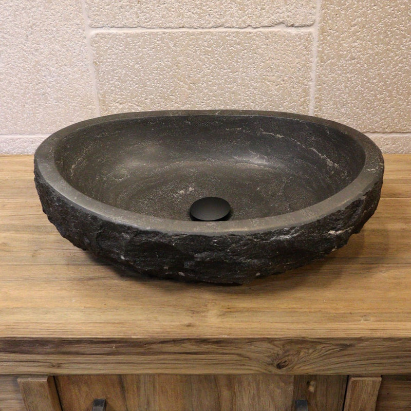 WAVE | Waschbecken | Blaustein roh - WAVE | Waschbecken | Blaustein roh - 50 x 35 x 13 - 15 cm - Badgestaltung | Afrika Naturstein GmbH - WAVE | Waschbecken | Blaustein roh - 50 x 35 x 13 - 15 cm - Badgestaltung | Afrika Naturstein