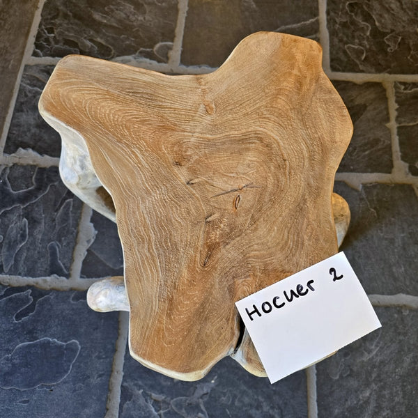  - Hocker aus Wurzelholz - Hocker 2 - Badgestaltung | Afrika Naturstein