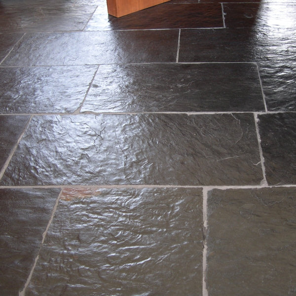  - Muster | Schieferfliesen | AFRICAN BLUE - ca. 20 x 20 cm - Muster | Afrika Naturstein