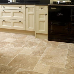  - Fliesen | TRAVERTIN LIGHT MIX | Getrommelt - Römischer Verband x 1.2 cm - Fliesen | Afrika Naturstein